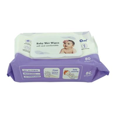 China Toallita Mojada Bebe Biodegradable Wet Wipe For Plastic Refill Fliptop Baby Pack / Tub for sale