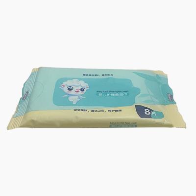 China Fliptop Parent's Choice Baby Care Plastic Disposable Microfiber Towels Wet Cloth Pack Fliptop Refill / Tub for sale