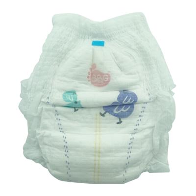 China Easy Plain Weave Up Disposable Diaper OEM Baby Diapers Training Pants for sale