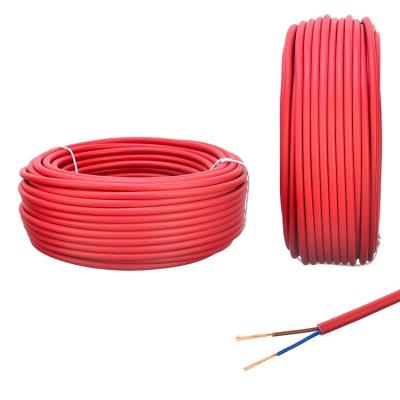 China VDE Standard H03VV-F 300/300V Flexible 2 Core Copper Wire for Home Appliance Power Cable Temperature Range -5C To 70C for sale