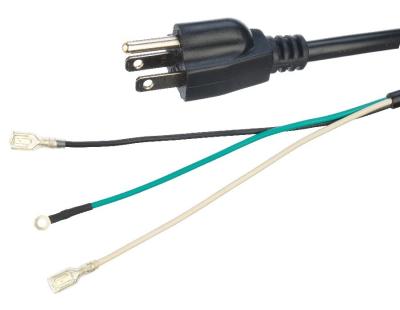 China Stromkabel Verlängerungskabel ETL Standard Stromkabel Braun Länge 5FT/OEM Schwarz Stecker Steckdose 2 Nadel Stromkabel für Haushaltsgeräte zu verkaufen