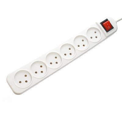 China Israel Extension Cord Power Strip with 6 Way Extension Socket Customized for sale