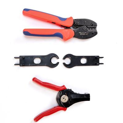 China Solar PV Cable Branch Plug Crimping Tools Kit IEC Female End Type for 2.5MM2/4MM2/6MM2 PV Cables and PV004 Connectors for sale