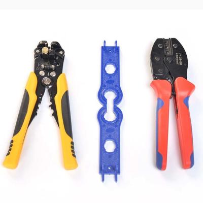 China Easy Installation Home Appliance Solar Pv Cable Stripping And Crimping Tool Kits for sale