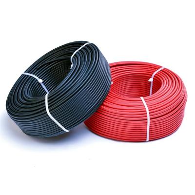 China 6 Sq mm Dc kabel voor zonnepaneel zonne-energiesysteem 1500V XLPE jas normale secties 1C X56/0.285MM Te koop