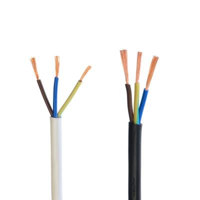 China VDE H05VV-F 3x 2.5mm Cable eléctrico alambre 2.5mm 3 núcleo 3 fase Multi núcleo PVC Cable de alimentación de cobre para el hogar en venta