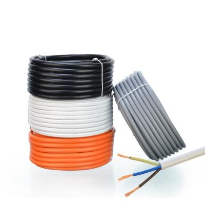 China Industrial PVC Insulated Sheathed Flexible Electrical Wire Multi Core Rvv Power Cable for Control Cable and Power Supply for sale