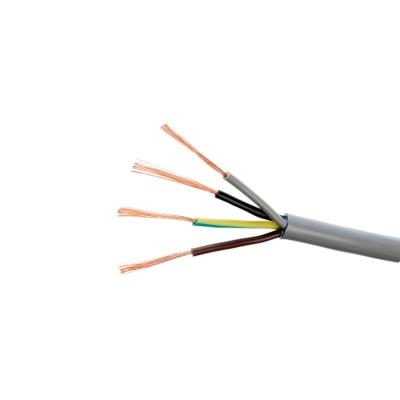 China Fios elétricos flexíveis de cobre sólido para uso geral H05vv f 4x2,5 mm quadrados Material de condutor industrial cobre à venda