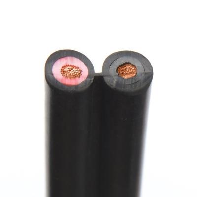 China Single Core or Double Core TUV Approved 4mm 6mm Tinned Copper XLPO Solar DC Cable Wire for Solar Energy Projects for sale