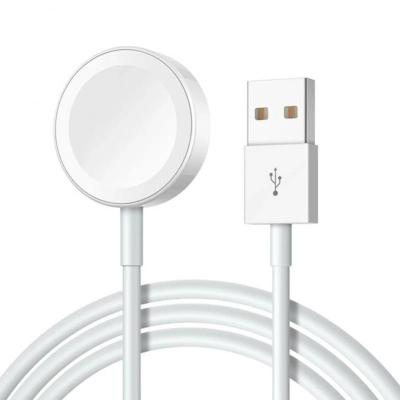 China Mobile Phone Radio Charging 1m Magnetic Wireless Charger Cord For Apple Watch 44 40 42 38 USB Charger Kabel Charging Cable For Apple iwatch 1 2 3 4 5 Se 6 for sale