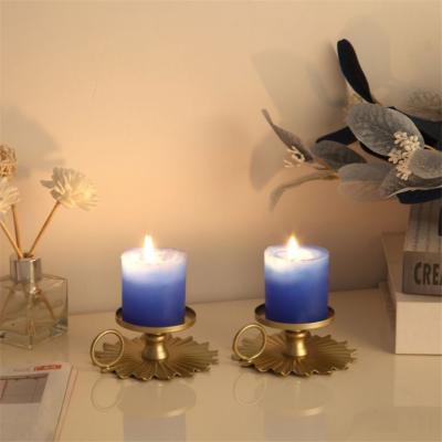 China Home Decoration Gold Stand Candle Holders Modern Metal Iron Candle Holders For Decorative Table for sale