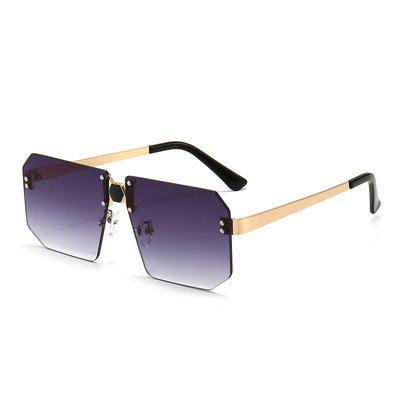 China 2022 Fashion Retro Metal Sunglasses Square Men And Women Driving Driver Glasses Sunshade Uv 400 Pink Shades For Women for sale