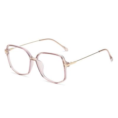 China For Women Irregular Retro Square TR90 Reading Glasses Frames Anti-Blue-Ray Glass Eyewear Fashion Men Optical Glasses Clear Frame for sale