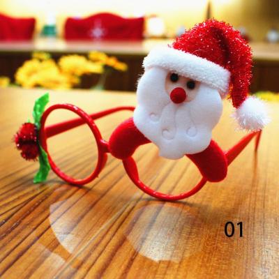 China For Reading Glass Christmas Kids Glasses Ornament Santa Claus Deer Snowman Cartoon Xmas Festival Party DIY Supplies Kid Gifts 2020 New Year for sale