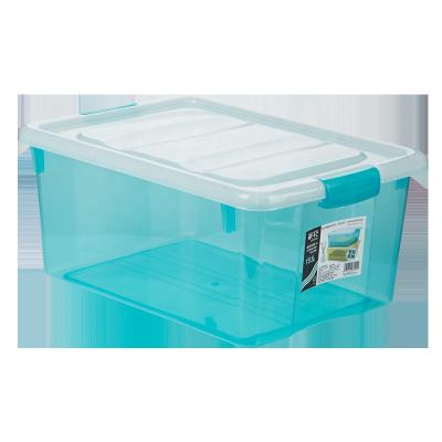 China JZYZ High Quality Viable 26.6L Home Large Capacity Clothes Plastic Transparent Storage Box for sale