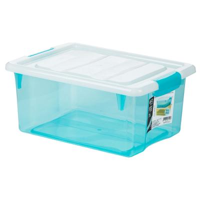 China Viable Clear Plastic Storage Box 26.6 L Large 3 Sizes Kids Assorted Box 2 Colors for sale