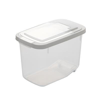 China Sustainable Cereal Container Dispenser Sealed Rice Bucket Household Moistureproof Plastic Dustproof Rice Storage Box for sale