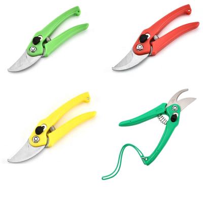 China Hot Selling Anti-skid Handle Outdoor Garden Cutting Blade Sharp Bypass Pruner With Protective Lock for sale