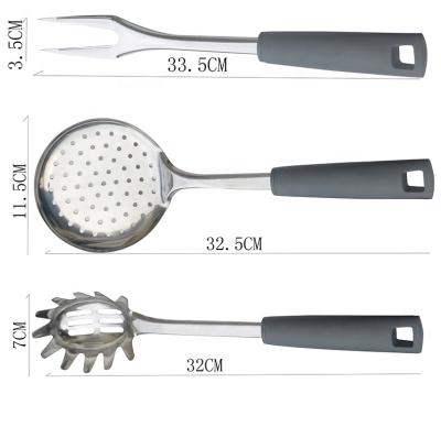 China Viable Promotional Custom Discount Kitchen Utensil With Notched Turner Non Stick Kitchen Utensils for sale