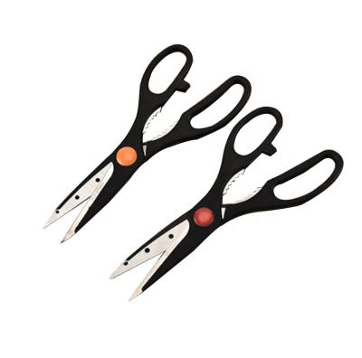 China Good Quality 9110 Plastic Handle Stainless Steel Kitchen Plastic Scissors for sale