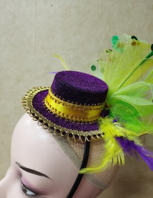 China 2021 New Design Mardi Gras Headband Mardi Party Favor Headband for sale