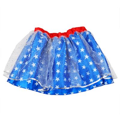 China Patriotic 4th of July Outfit Led Light of July 4th Patriotic Tutu Skirt Dress for sale