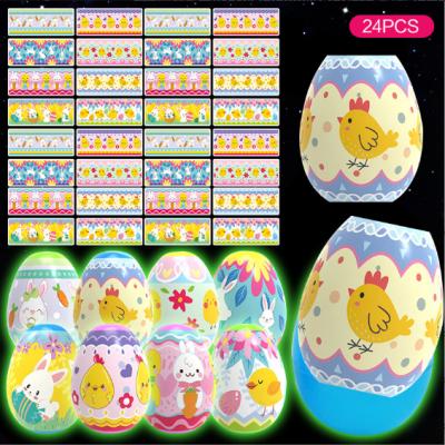 China 2022 Newest Festival Easter Plastic Easter Egg Custom Decoration Pascua Egg Wraps Shrink Egg Wraps Set for sale