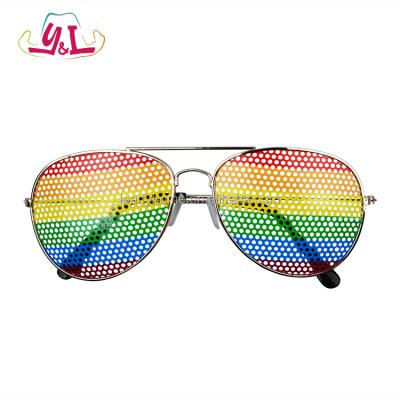 China Festival Pride Products Rainbow Colored Glasses Cheerful for sale