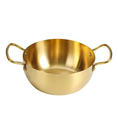 China Viable Style Wholesale Korean Seafood Stainless Steel Hot Pot Cooking Pot Stock Pot Stew Soup Pot for sale