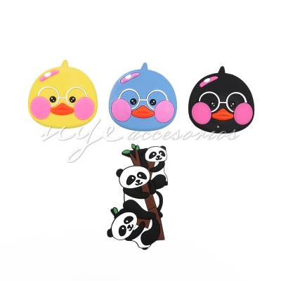 China Hot Selling PVC Rubber Shoe Buckle Shoe Accessories Happy Bird Charms For Clogs Shoe Buttons for sale