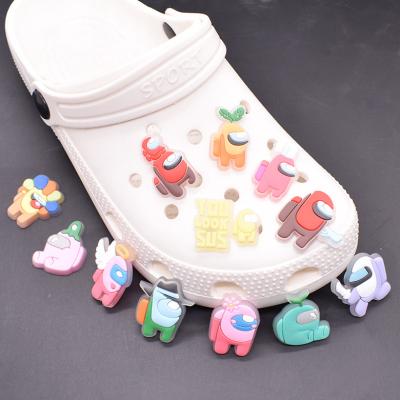 China Shoe Buckle Party Gift Game PVC Shoe Charms Buckles Shoe Accessories Ornaments Fit For Croc Charms for sale