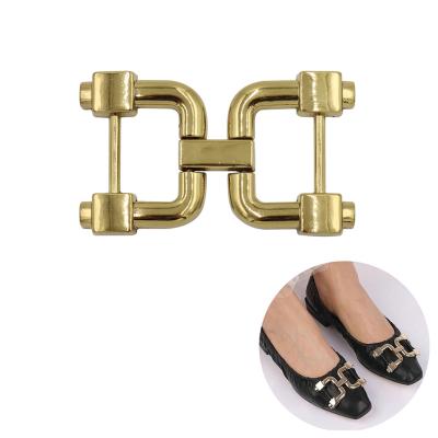 China Shoe Buckle New Metal Buckle Shoe Buckle Decoration Accessory Supports Para Customized zapatos de mujer for sale