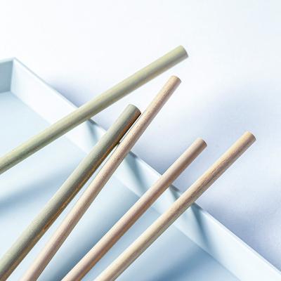 China 100% Natural Bamboo Drinking Straw Customized Biodegradable Eco-Friendly Reusable Bamboo Fiber Logo Drinking Straw for sale