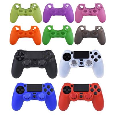 China Best Quality Custom Multicolor Anti-Slip Anti-Slip Protective Silicone Controller Cover Case For PS4 Game Controller for sale