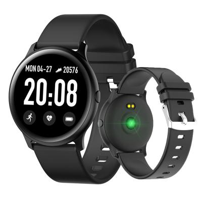 China Best Hot Selling Intelligent Sport Smart Watch Rate Monitor Pedometer Fitness Tracker Waterproof Smart Heart Alarm Clock Wristband KW19 for sale