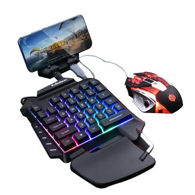 China For Combo Gaming Amazon's Best Choice G92 Comfortable Mechanical Single-Handed Gaming Keyboard for sale