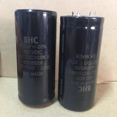 China full range of four-pin electrolytic capacitors 420V1500UF 420VDC BHC ALC10C1028EX 40*90 ALC10C1028EX for sale