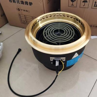 China Electric Morden Round Electric Infrared Grill Samgyupsal Grill for sale