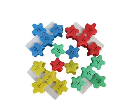 China Household items promotion of high quality cute star shape plastic clips for sale