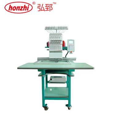 China HZ-022 Head 15 Head Single Needle Embroidery Machine 1 Head Single Embroidery Machine 1 Head Embroidery Machine For Sale Customized for sale