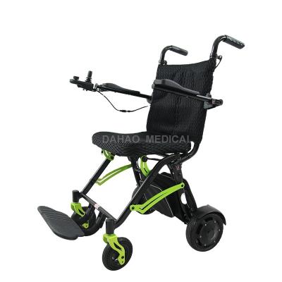 China Lightweight Customized Easy Operate Aluminum Wheelchair Elder Trolley Durable Electric Wheelchair for sale