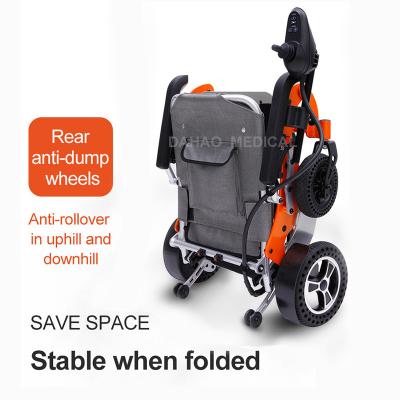 China Lightweight Electric Wheelchair 120Kg Folding With Lightweight Electronic Wheelchair for sale