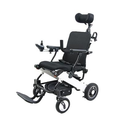 China CE Certificate Soft Wheelchair Easy Folding Lightweight Electric Wheelchair for sale