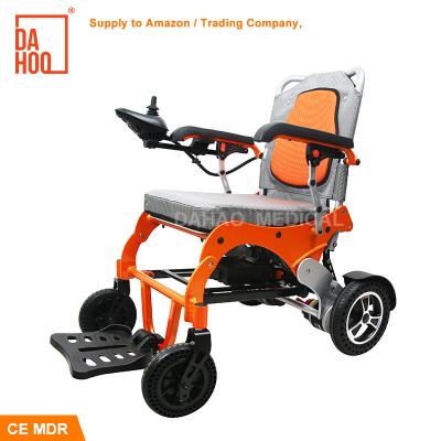 China Electric and Manual Folding New Portable Aluminum Lightweight Older Electric Wheelchair for sale