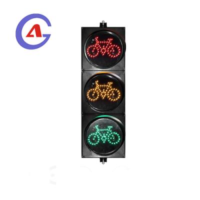 China Road Safety Led Warning Lights Bicycle Sign 300mm Bicycle Warning Light Bike Traffic for sale