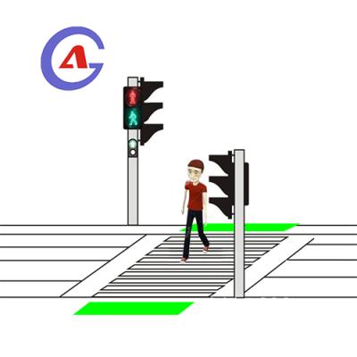 China Phone save addicts save phone addicts red green in semaforo ground traffic intelligent pedestrian zebra crossing light light for sale