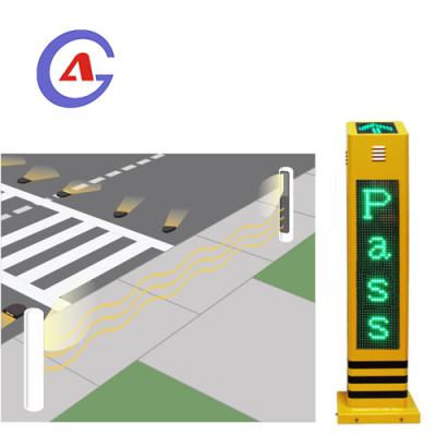 China Traffic Safety Led Warning Lights In-roadway Smart Warning Lights (IRWL) Audible Pedestrian Crosswalk Bollards System for sale