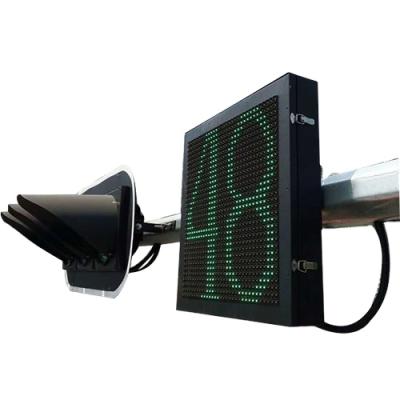 China Dot Matrix Type Traffic Counter Countdown Traffic Light Traffic Safety PIXEL Semaphore LED Signal Light 600*600mm for sale