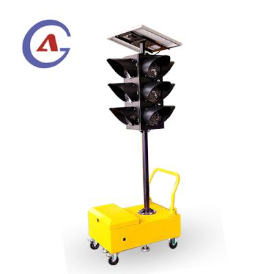 China Road Safety Portable Solar Led Traffic Light for sale