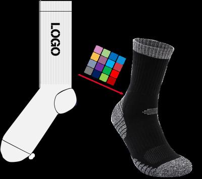 China Custom QUICK DRY logo socks men sport warm woolen socks men winter wool sport socks for sale